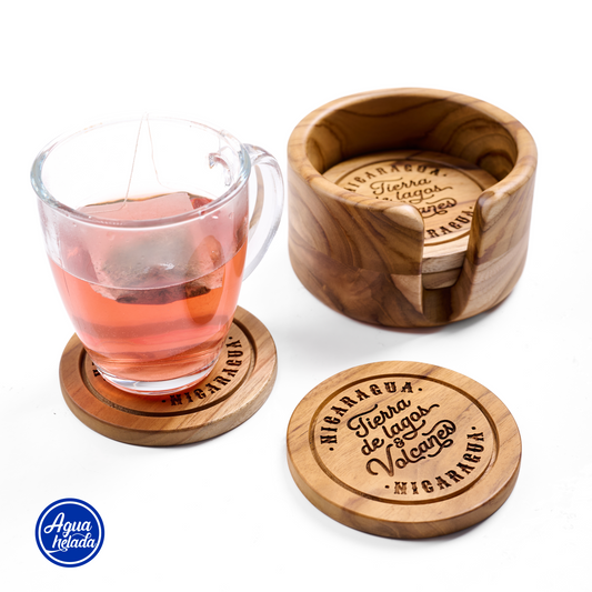 POSAVASOS CLASICO- SET DE 4 | AGUA HELADA